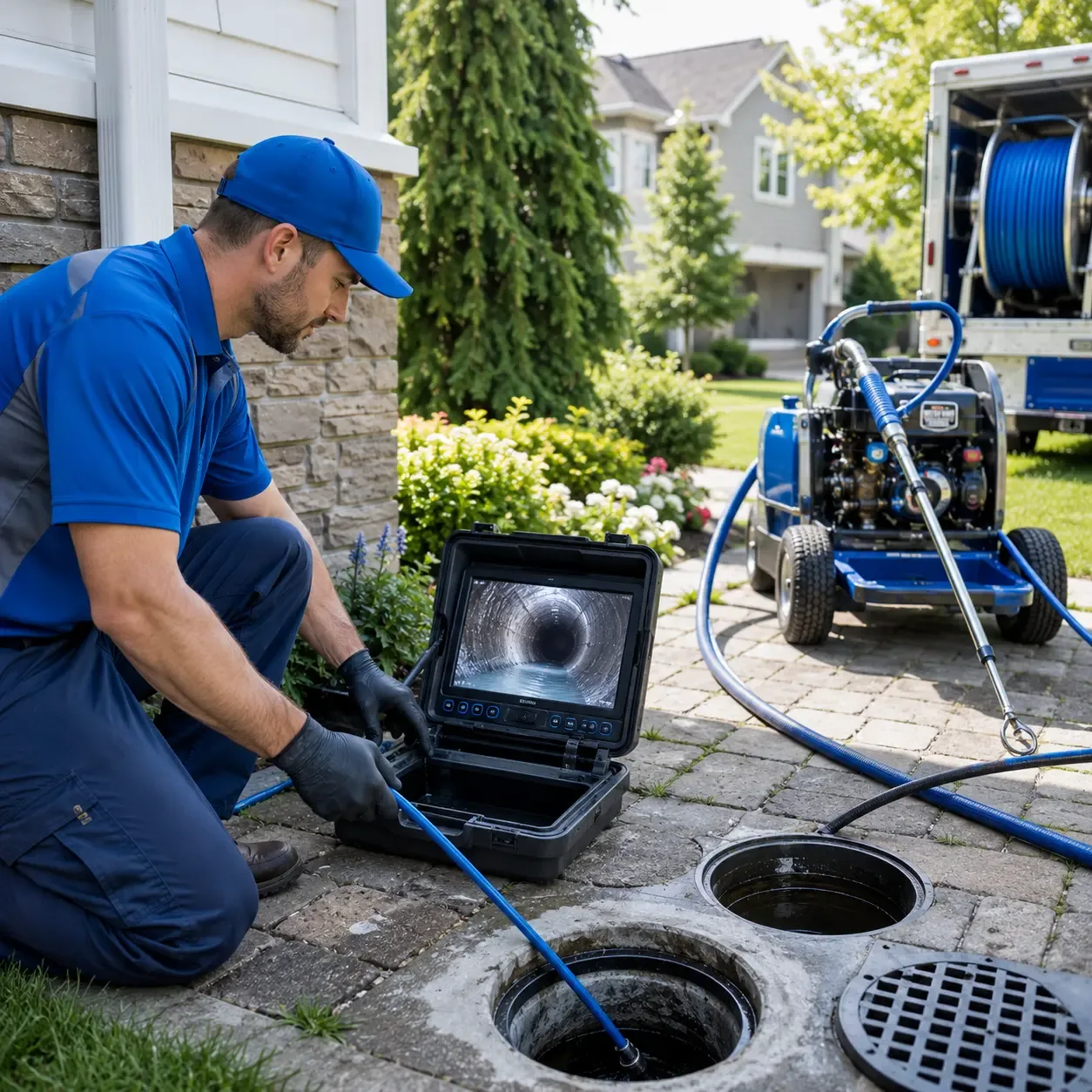 Outdoor drain cleaning professionals serving Charlestown, RI